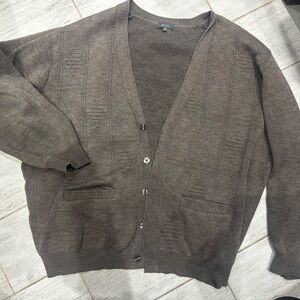 Wolsey Men’s Cardigan - XXL - Greige